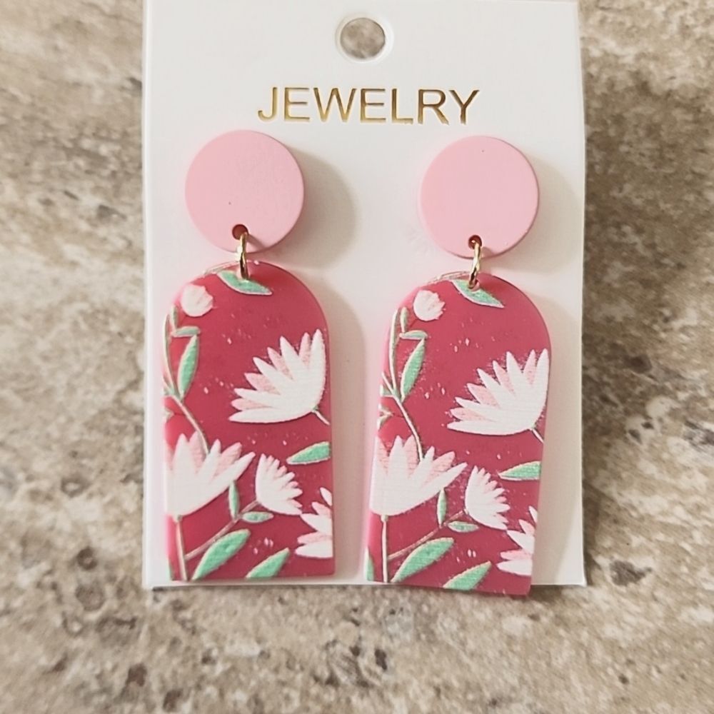 Fun Epoxy Earrings